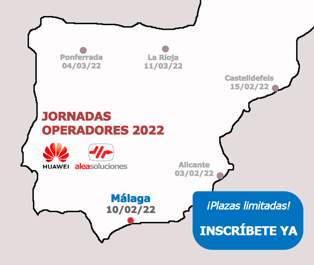Alea Soluciones y Huawei organizan nuevas jornadas para operadores