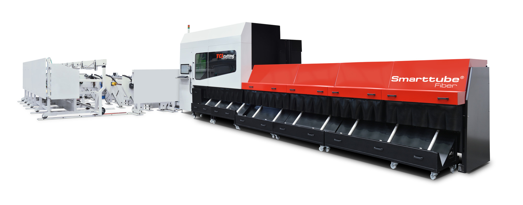¿Buscas maximizar tu productividad en corte láser de tubos y perfiles? Smarttube Fiber de TCI Cutting