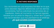 accionista-empresa-familiar-abordar-algunas-diferencias-demas-accionistas-solicitado-servicios-mediador-momento-no-logrado-resolver