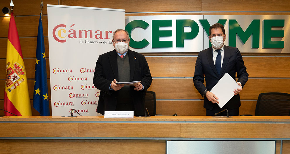 Acuerdo de Cámara de España y CEPYME para promover el arbitraje y la mediación