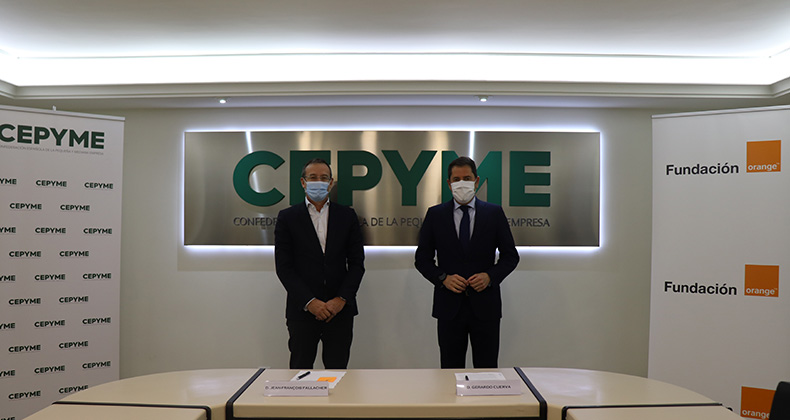 Acuerdo entre Orange y CEPYME para impulsar la formación en colectivos de baja empleabilidad