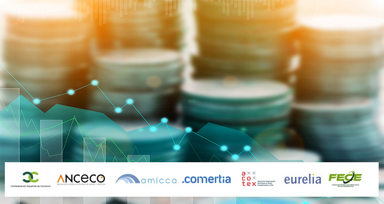 Las principales asociaciones del comercio denuncian que los comercios no tienen capacidad para afrontar sus gastos corrientes