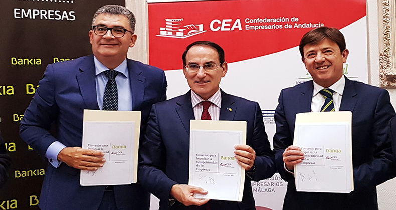 Bankia y CEA renuevan su convenio de colaboración para impulsar la competitividad de la empresa andaluza