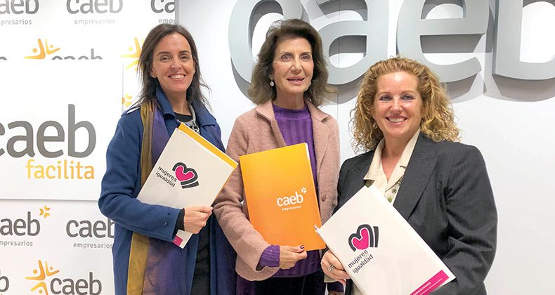 CAEB y Mujeres en Igualdad acuerdan trabajar a favor de la reinserción laboral de mujeres víctimas de violencia de género
