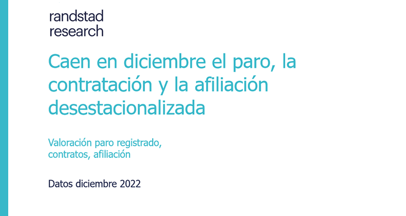 Caen en diciembre el paro, la contratación y la afiliación desestacionalizada
