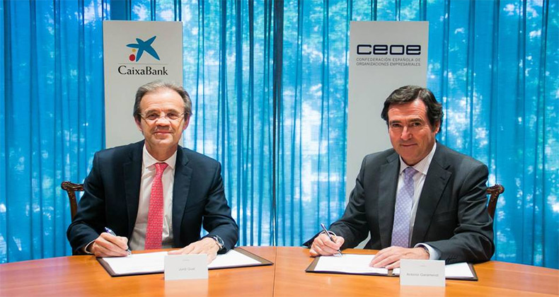 CaixaBank y la CEOE acuerdan una línea de financiación para empresas de 20.000 millones de euros para el período 2019-2020