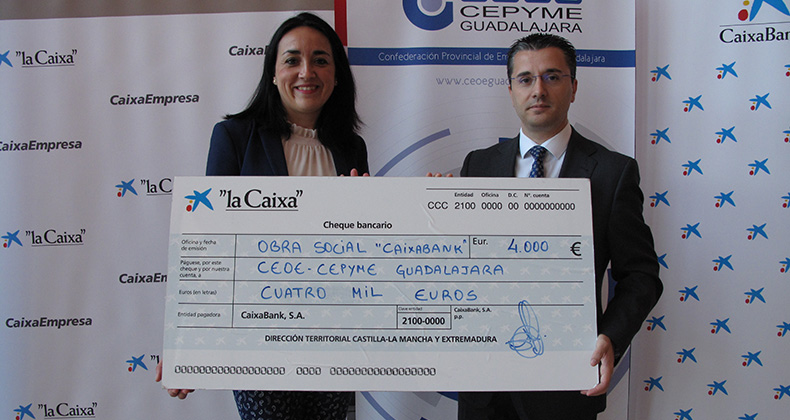 CaixaBank y CEOE-CEPYME Guadalajara potencian el sector empresarial en Guadalajara