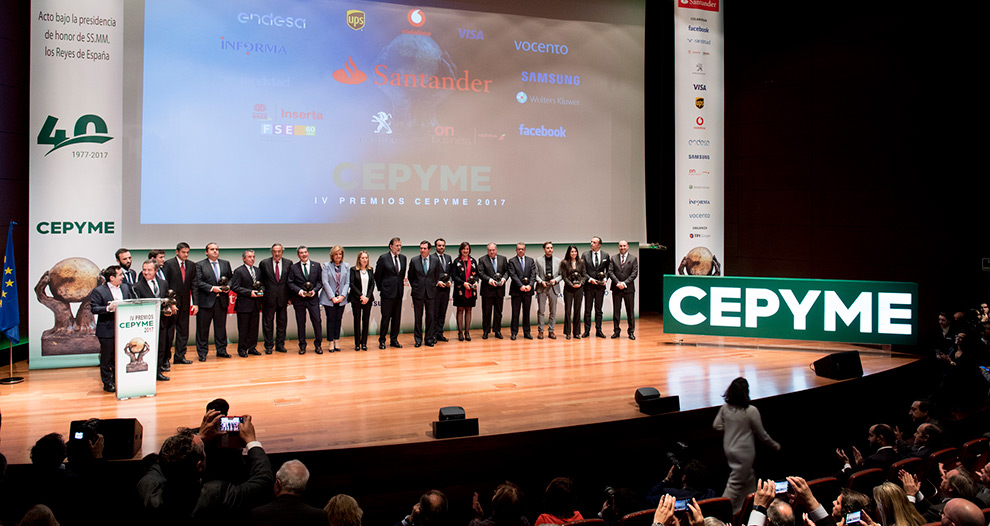 Más de 460 candidaturas presentadas a los Premios CEPYME 2018