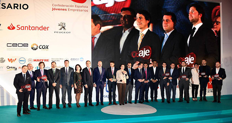 CEAJE entrega a Francisco López el Premio Nacional Joven Empresario 2019