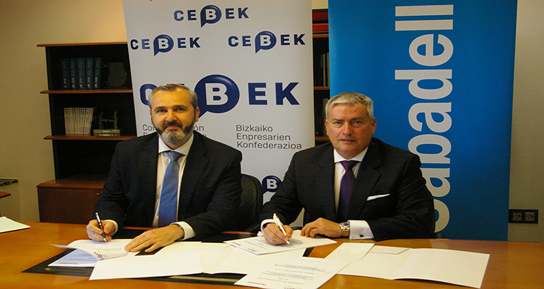 CEBEK y Banco Sabadell renuevan el acuerdo estratégico de apoyo a la internacionalización de las empresas de Bizkaia