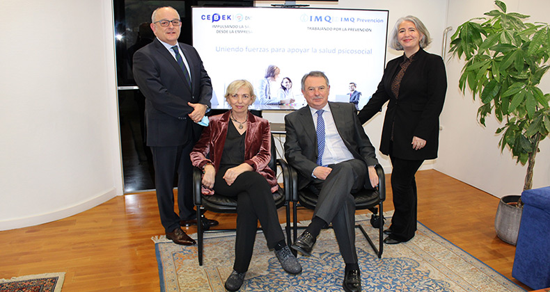 CEBEK e IMQ unen fuerzas para apoyar la salud psicosocial en las empresas de Bizkaia