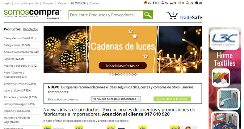 La CEC impulsa la puesta en marcha de Somoscompra, un novedoso portal online de compras al por mayor