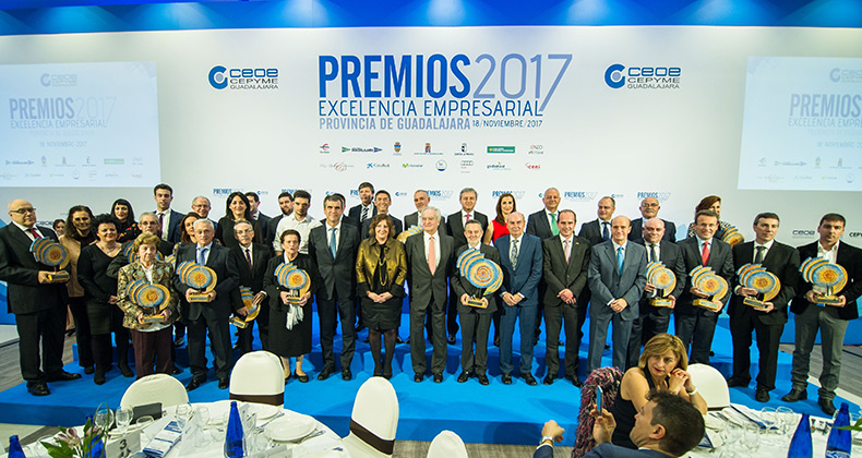 CEOE-CEPYME Guadalajara celebra la entrega de los Premios Excelencia Empresarial 2017