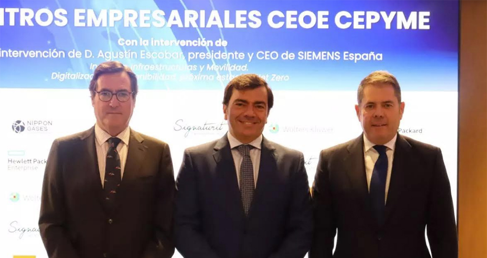 CEOE, CEPYME y Siemens España destacan la oportunidad de los PERTE para reactivar la industria