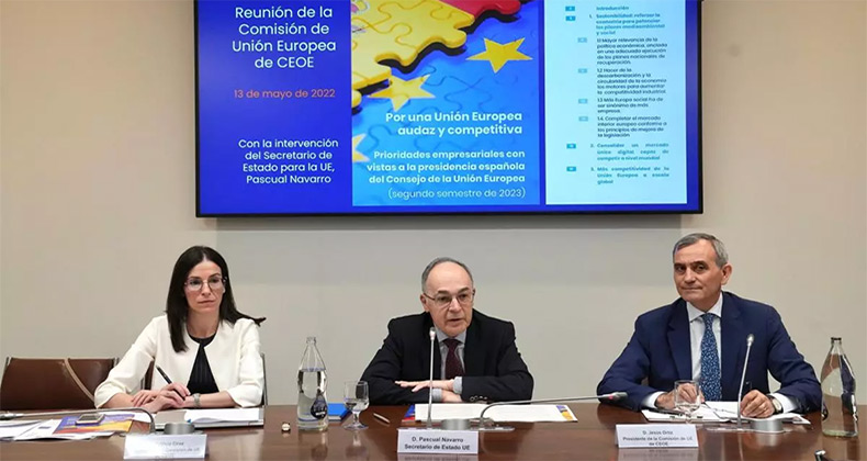 CEOE establece sus prioridades clave con vistas a la Presidencia española del Consejo de la UE del segundo semestre de 2023