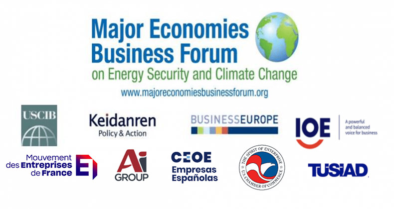 CEOE participa en el Foro Empresarial de las Principales Economías sobre Seguridad Energética y Cambio Climático (BizMEF) junto con las principales organizaciones empresariales multisectoriales de las principales economías