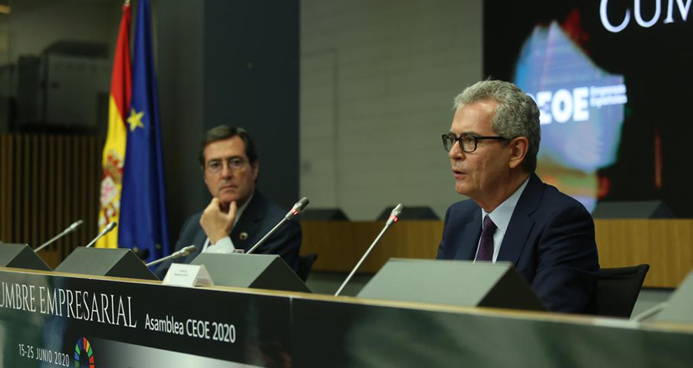 CEOE presenta las conclusiones de la Cumbre Empresarial en el marco de su Asamblea General ordinaria