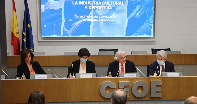 CEOE reúne a expertos públicos y privados para proponer las claves de la competitividad futura de las industrias culturales y deportivas