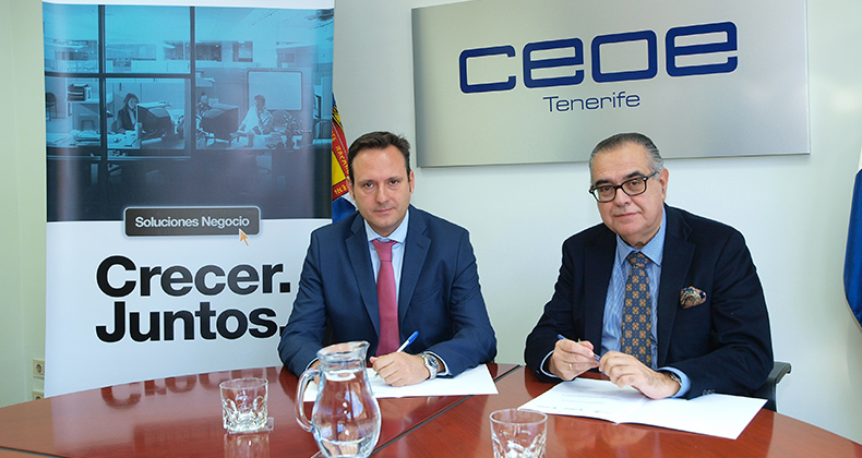 CEOE Tenerife y Cajamar renuevan su convenio de colaboración