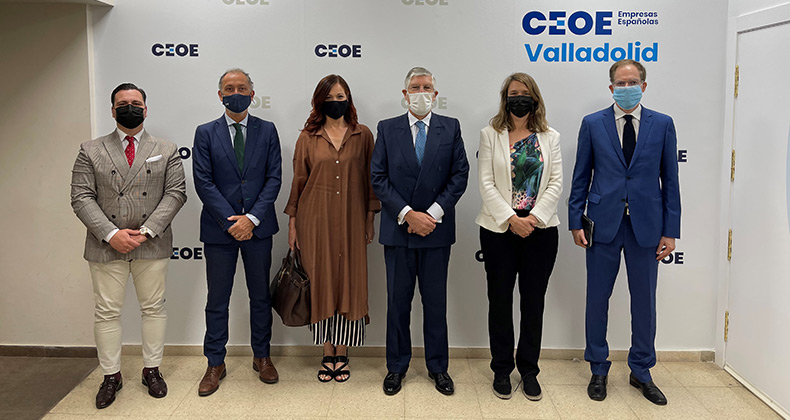 CEOE Valladolid recibe al Embajador de Portugal en España con el objetivo de establecer nuevos lazos comerciales