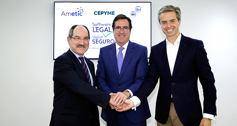CEPYME, AMETIC y BSA se unen para promover el software legal