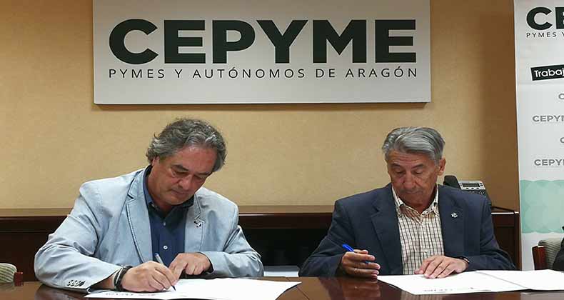 CEPYME Aragón y el Colegio de Ingenieros Industriales de Aragón y La Rioja firman un acuerdo de colaboración