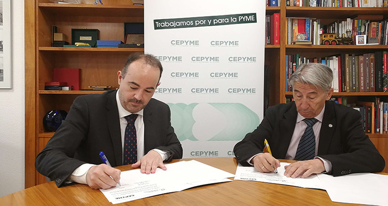 CEPYME Aragón firma un acuerdo de colaboración con el Colegio de Ingenieros Informáticos de Aragón