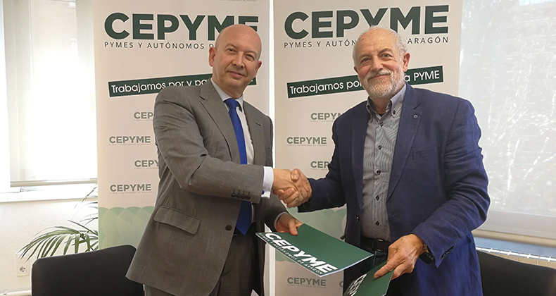 CEPYME Aragón firma un convenio de colaboración con ECODES