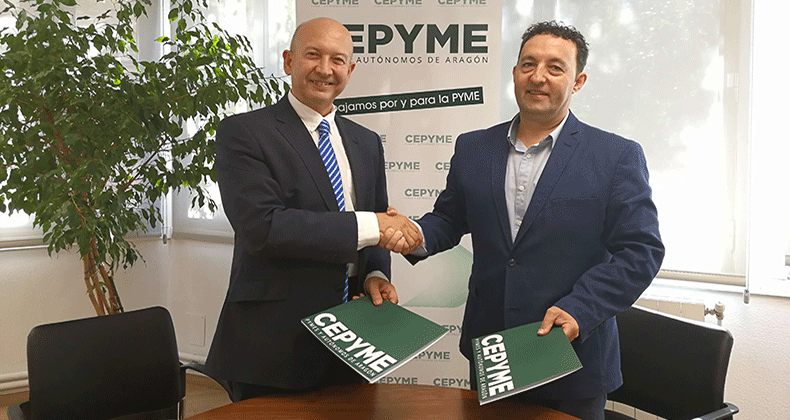 CEPYME Aragón firma un convenio con ControlPlan Aragón