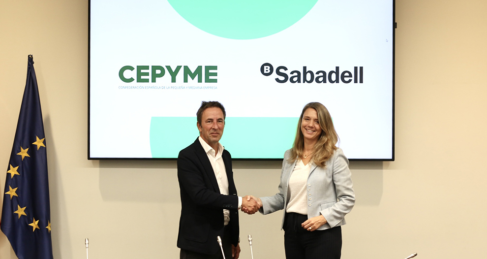 CEPYME y Banco Sabadell colaborarán para impulsar el crecimiento de las pymes