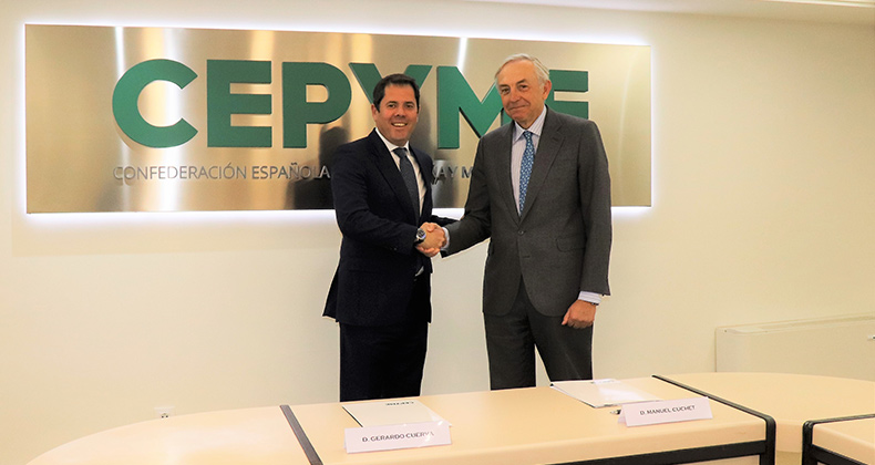 CEPYME y Bufete Mas y Calvet sellan un acuerdo para ofrecer asesoramiento jurídico a las pymes