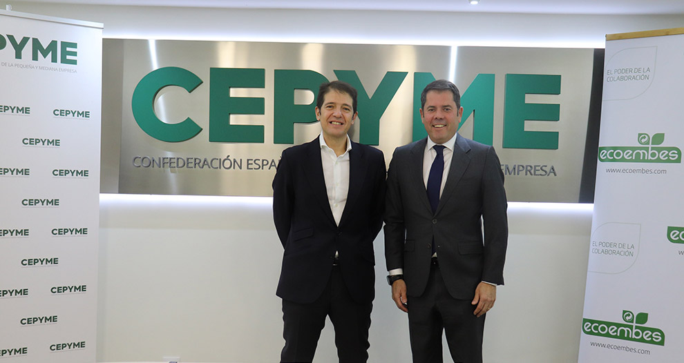 CEPYME y Ecoembes se unen para colaborar en materia de sostenibilidad y reciclaje