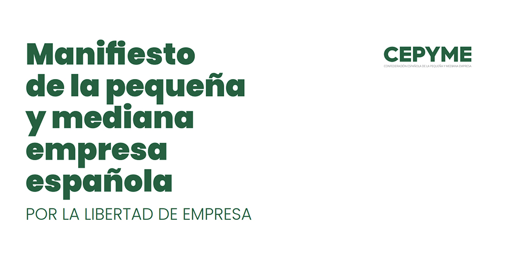 CEPYME canaliza la preocupación empresarial a través del Manifiesto de la pyme española