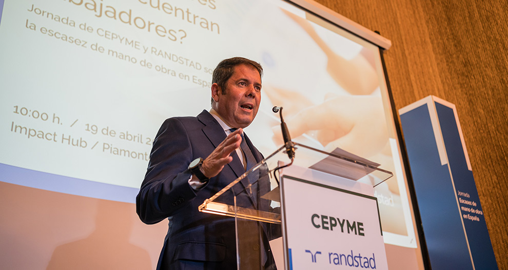 CEPYME y Randstad alertan de la falta de trabajadores: 109.000 empleos sin cubrir sobre todo en pymes
