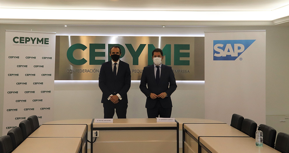 CEPYME y SAP España firman un acuerdo para impulsar la digitalización de las pymes