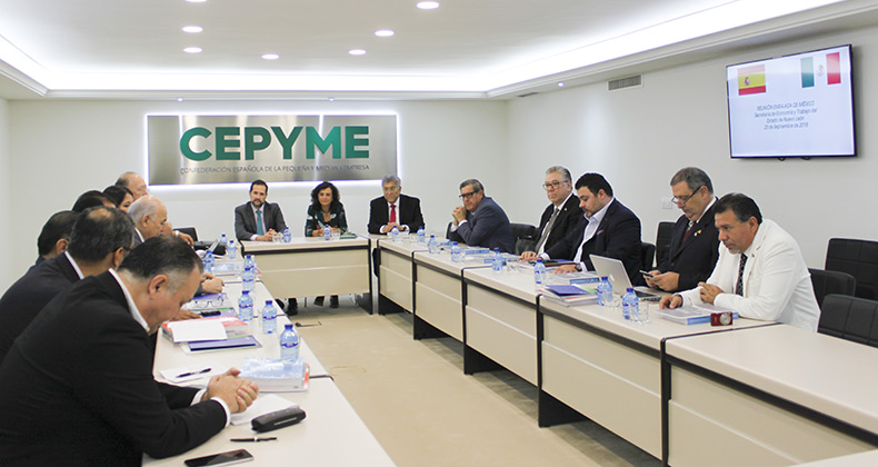 CEPYME se reúne con representantes del Estado mexicano de Nuevo León