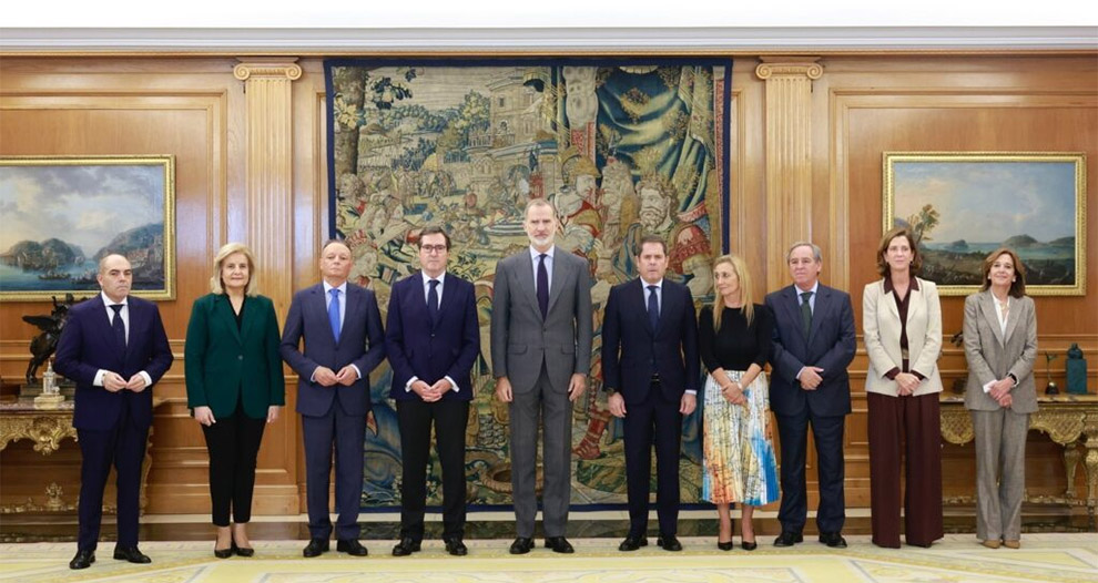 CEPYME transmite a SM el Rey la importancia de apoyar al tejido empresarial afectado por la Dana
