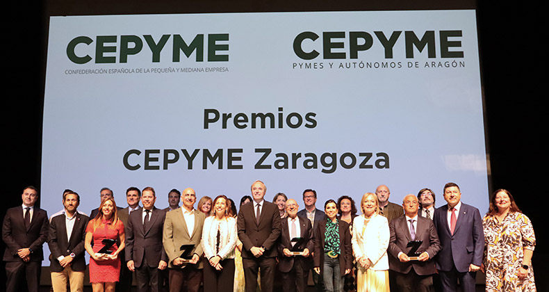 CEPYME Zaragoza celebra 45 años con la primera edición de sus premios