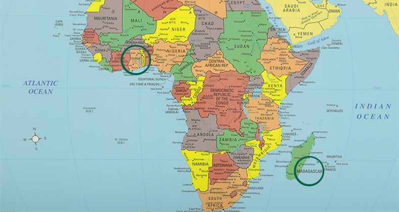 CESCE abre la cobertura a las empresas españolas en Madagascar y Ghana