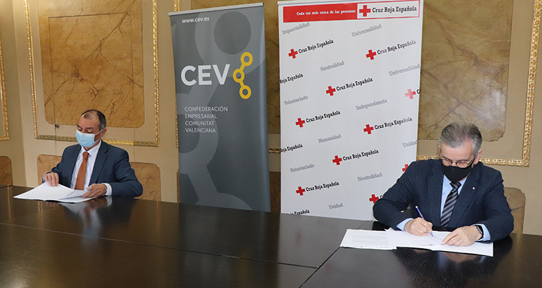 CEV y Cruz Roja sellan una alianza para colaborar en proyectos solidarios