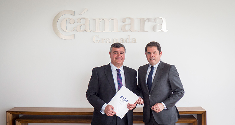 La CGE y Cámara Granada firman un convenio de colaboración con PSA Retail