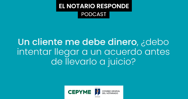Un cliente me debe dinero, ¿debo intentar llegar a un acuerdo antes de llevarlo a juicio?