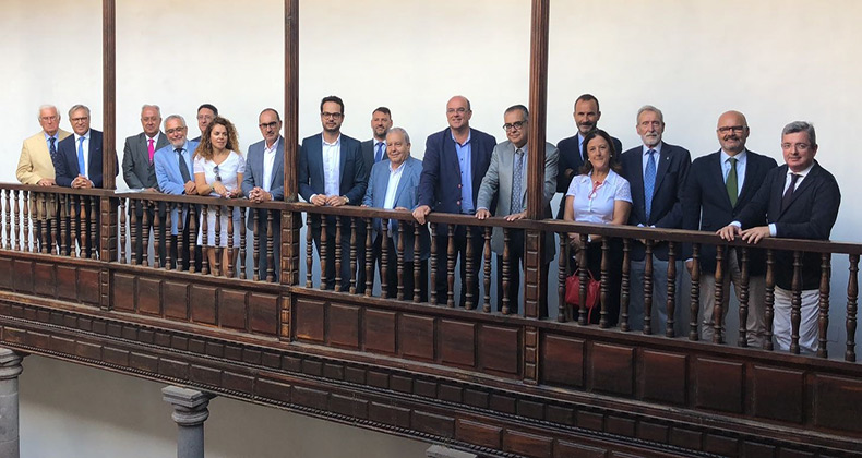 Comité Ejecutivo de CEOE Tenerife en la Isla de La Palma