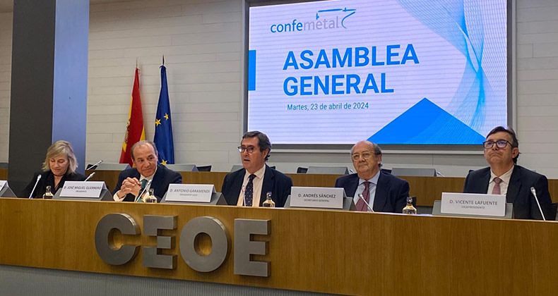 CONFEMETAL reclama políticas que favorezcan la competitividad  y la productividad