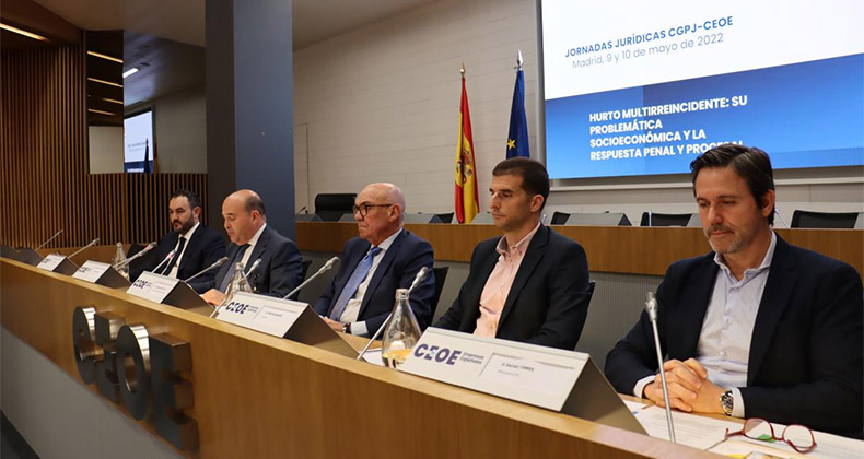 El Consejo General del Poder Judicial y CEOE han celebrado unas jornadas jurídicas para abordar la problemática del hurto multirreincidente