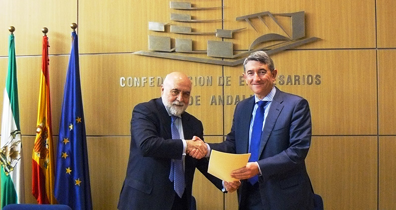 Convenio de colaboración entre CEA y AENOR para fomentar la calidad y la competitividad empresarial andaluza