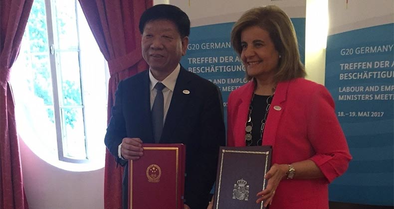 El convenio de Seguridad Social entre España y China para evitar doble cotización se tramitará de urgencia