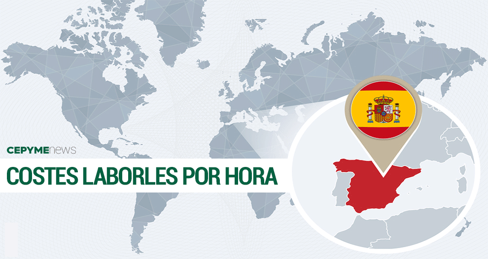 Los costes laborales por hora en España se situaron un 30% por debajo de la media de la eurozona