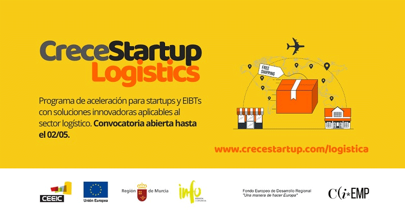 CreceStartup Logistics busca 10 startups con tecnologías y soluciones innovadoras que mejoren la logística de las empresas