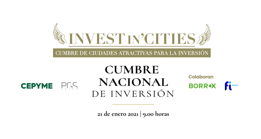 La Cumbre Nacional de Inversión Invest in Cities 2020 se celebra el día 21